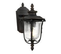 Luminosa Lighting Elstead Luverne 1 Light Outdoor Small Wall Lantern Light Rubbed Bronze Ip44, E27