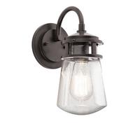 Luminosa Lighting Elstead Lyndon 1 Light Outdoor Small Wall Lantern Light Architectural Bronze Ip44, E27