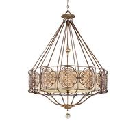 Luminosa Lighting Elstead Marcella 4 Light Round Pendant British Bronze Finish, E27