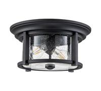 Luminosa Lighting Elstead Merrill 2 Light Outdoor Flush, Black Ip44