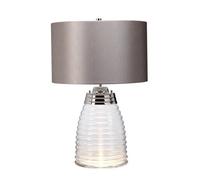 Milne Table Lamp Polished Nickel Netlighting Grey One Size