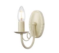 Luminosa Lighting Elstead Minster 1 Light Indoor Candle Wall Light Gold, Ivory, E14