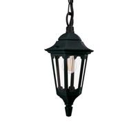 Elstead Lighting Elstead Parish Single Light Pendant Porch Lantern In Black Finish
