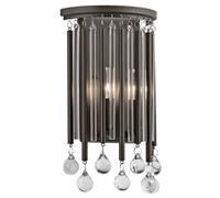 Luminosa Lighting Elstead Piper 2 Light Indoor Wall Light Espresso, E14
