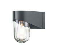 Elstead Lighting Elstead Porto Single Light Outdoor Wall Fitting In Grey Finish