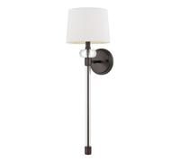 Luminosa Lighting Elstead Quoizel Barbour Wall Lamp With Shade Harbor Bronze