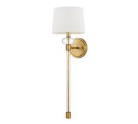 Luminosa Lighting Elstead Quoizel Barbour Wall Lamp With Shade Weathered Brass