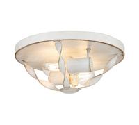 Luminosa Lighting Elstead Quoizel Bradbury Semi Flush Ceiling Light Antique White