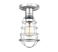 Luminosa Lighting Elstead Quoizel Mixon Semi Flush Ceiling Light Polished Chrome