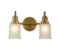 Luminosa Lighting Elstead Quoizel Swell Wall Lamp Brushed Brass, Ip44