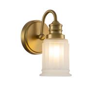 Quoizel Swell 1 Light Wall Light in Brass