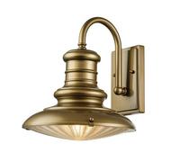 Feiss Redding Station Medium Outdoor Lantern Wall Light - Bronze