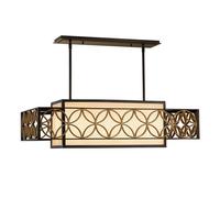 Luminosa Lighting Elstead Remy 4 Light Ceiling Pendant Bar Gold, Bronze, E27