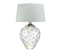Luminosa Lighting Elstead Samara Large Table Lamp Glass