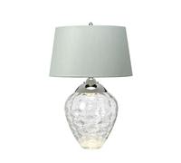 Luminosa Lighting Elstead Samara Table Lamp Metal Work Polished Nickel