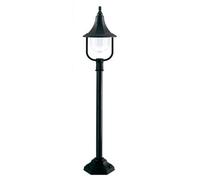 Luminosa Lighting Elstead Shannon 1 Light Outdoor Coastal Pillar Lamp Black Polycarbonate Ip44, E27