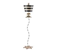 Luminosa Lighting Elstead South Beach 1 Light Floor Lamp Black, Gold, E27