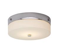 Tamar 1 Light Medium Flush Light Polished Chrome Netlighting Grey One Size