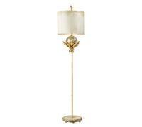 Netlighting Trellis 1 Light Floor Lamp Putty, Silver Leaf, E27