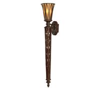 Luminosa Lighting Elstead Triomphe 1 Light Indoor Wall Uplighter Firenze Gold, E14