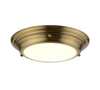 Luminosa Lighting Elstead Welland 1 Light Mini Led Flush Light - Aged Brass