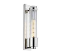 Luminosa Lighting Elstead Wellington 1 Light Wall Light Polished Chrome Ip44