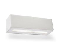 Luminosa Lighting Luminosa 1 Light Ceramic Flush Wall Light White, E27
