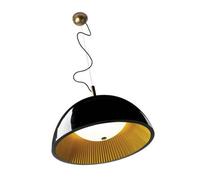 Netlighting 3 Light Small Dome Ceiling Pendant Black, Gold, E14