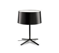Netlighting 3 Light Table Lamp with Black Fabric Shade, E27