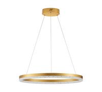 Luminosa Lighting Luminosa Adria 60Cm Integrated Led Pendant Ceiling Light Brass Gold Triac Dimmable Led 32W 1920Lm 3000K