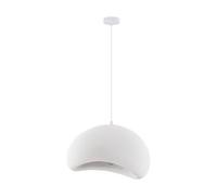 Luminosa Lighting Luminosa Aere 50Cm Dome Pendant Ceiling Light Stone White E27 1X12W