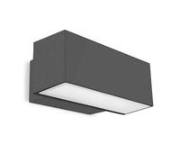 Luminosa Lighting Luminosa Afrodita Outdoor Led Down Light Urban Grey, Partly-Sandblasted Ip66 34.6W 3000K Dimmable