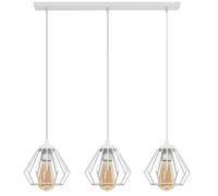 Agat Straight Bar Pendant Ceiling Light White 65cm Netlighting White One Size