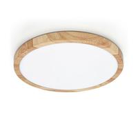 Luminosa Lighting Luminosa Alata 40Cm Bathroom Ceiling Light Wood 2800/4000/6000K Ip44