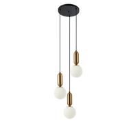 Luminosa Lighting Luminosa Aldeva Modern 3 Light Cluster Pendant Ceiling Light, E27