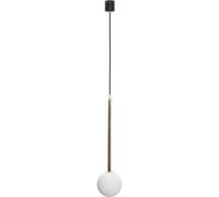 Luminosa Lighting Luminosa Ali Slim Pendant Ceiling Light, Gold, 1X G9