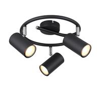 Luminosa Lighting Luminosa Allvi Ceiling Spotlight Clusters Matt Black 3X Gu10