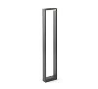 Luminosa Lighting Luminosa Alp Led Outdoor Tall Bollard Light Dark Grey Ip54