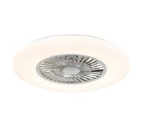 Luminosa Lighting Luminosa Alva Ceiling Fan White Matt 1X Rgb Led Dimmable 3000-6500K Remote Control Timer