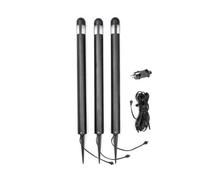 Luminosa Lighting Luminosa Amalfi Outdoor Spike Light 12V Light, Black Paint, 3 Set 75Cm, Ip44