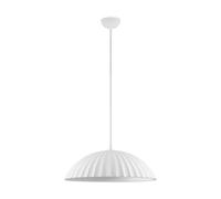 Luminosa Lighting Luminosa Ammos 50Cm Dome Pendant Ceiling Light White E27 1X12W
