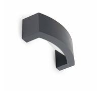 Luminosa Lighting Luminosa Ancora 1 Light Outdoor Wall Light Dark Grey Ip44, E27