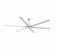 Luminosa Lighting Luminosa Andros Anodized Grey 6 Blade Ceiling Fan