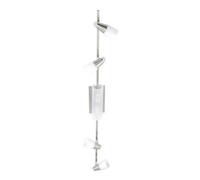 Luminosa Lighting Luminosa Anna On Linear Bar 6 Light G9 Satin Chrome/opal & Frosted Glass