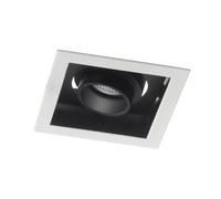 Luminosa Lighting Luminosa Apollo Integrated Led Recessed Downlight Adjustable, White Black, 3000K