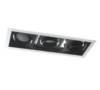 Luminosa Lighting Luminosa Apollo Led 3 Light Recessed Adjustable Downlight Black 7200Lm 3000K 51.3X18.8X12Cm