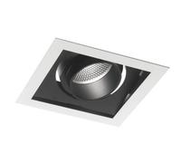 Luminosa Lighting Luminosa Apollo Led Recessed Adjustable Downlight Black 3600Lm 3000K 18.8X18.8X12Cm