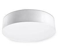Luminosa Lighting Luminosa Arena 3 Light Flush Square Ceiling Light White, E27