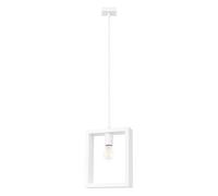 Luminosa Lighting Luminosa Aries Square Pendant Ceiling Light White