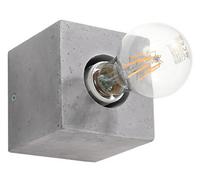 Luminosa Lighting Luminosa Ariz Surface Mounted Square Wall Lamp Grey E27